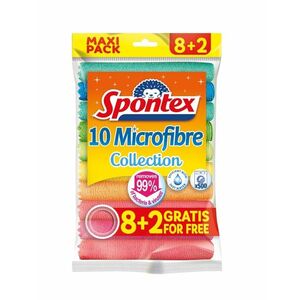 Spontex utěrka z mikrovlákna 8+2 ks obraz