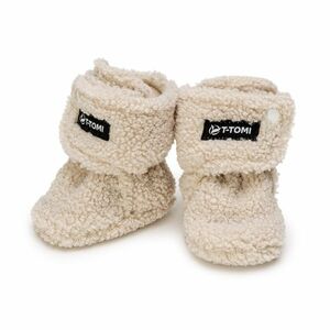 T-tomi Capáčky TEDDY Cream (3-6 měsíců) WARM obraz