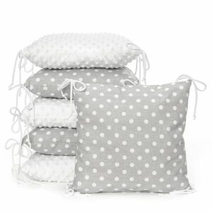 T-tomi Polštářkový mantinel Grey dots obraz