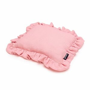 T-tomi BIO Mušelínový polštářek s volánkem Pink obraz