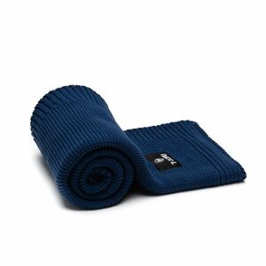 T-tomi Pletená deka Dark blue waves obraz