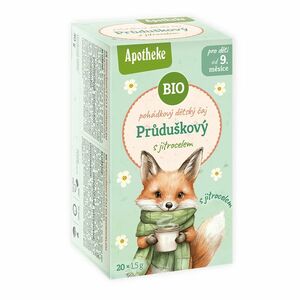 Apotheke BIO Pohádkový čaj dětský Průduškový s jitrocelem 20x1, 5 g obraz