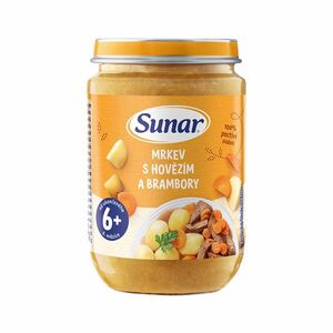 Sunar Příkrm Mrkev s hovězím a brambory 6m+ 190 g obraz