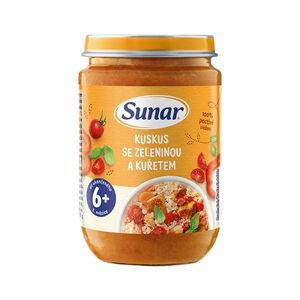 Sunar Příkrm Kuskus se zeleninou a kuřetem 6m+ 190 g obraz
