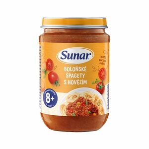 Sunar Příkrm Špagety s boloňskou omáčkou 8m+ 190 g obraz