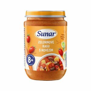 Sunar Příkrm Zeleninové ragú s hovězím 8m+ 190 g obraz