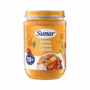 Sunar Příkrm Dušená zelenina s čočkou 10m+ 190 g obraz