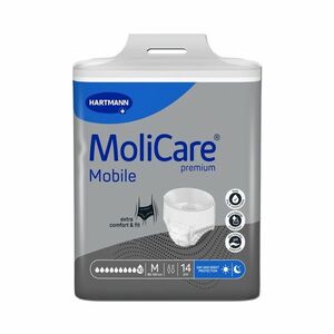 MoliCare Mobile 10 kapek vel. M natahovací kalhotky 14 ks obraz
