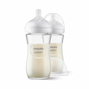 Philips Avent Natural Response Láhev skleněná 1m+ 2x240 ml obraz