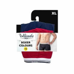 Bellinda Pánské bavlněné boxerky vel. XL 2 ks modré+červené obraz