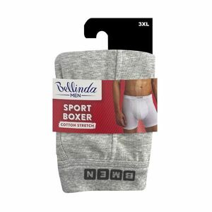 Bellinda Pánské bavlněné boxerky Sport vel. 3XL 1 ks šedé obraz