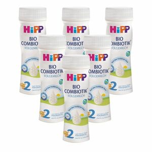 Hipp 2 BIO Combiotik Pokračovací mléčná kojenecká výživa 6x200 ml obraz