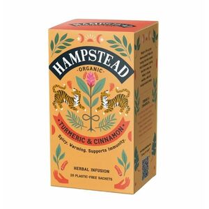 Hampstead Tea BIO Bylinný čaj kurkuma a skořice 20x2 g obraz