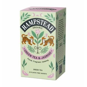 Hampstead Tea BIO Zelený čaj s jasmínem a bergamotem 20x2 g obraz