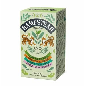 Hampstead Tea BIO Selekce zelených čajů 20x2 g obraz