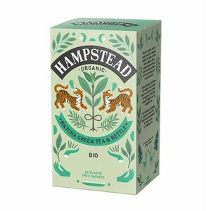 Hampstead Tea BIO Zelený čaj Matcha a kopřiva 20x2 g obraz