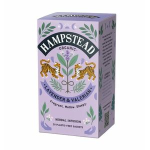 Hampstead Tea BIO Bylinný čaj s levandulí a kozlíkem 20x1 g obraz