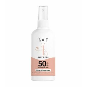 NAIF Ochranný sprej na opalování pro děti a miminka SPF50 175 ml obraz