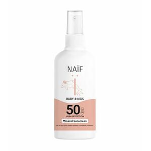 NAIF Ochranný sprej na opalování pro děti a miminka SPF50 100 ml obraz