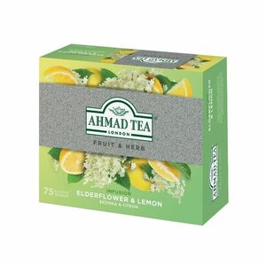 Ahmad Tea Elderflower & Lemon porcovaný čaj 75x1, 8 g obraz
