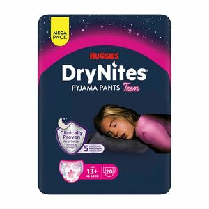 Huggies DryNites Natahovací kalhotky pro dívky 13+ let 48–⁠⁠⁠⁠⁠⁠60 kg 20 ks obraz