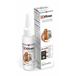 Otifree Roztok k čištění zevního zvukovodu u psa a kočky 60 ml obraz