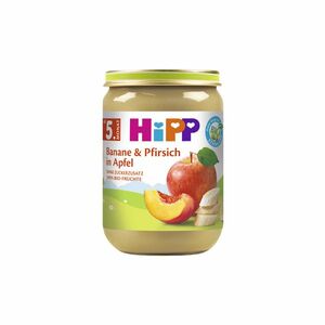 Hipp BIO Jablka s banány a broskvemi 190 g obraz