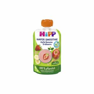 Hipp BIO Ovesné smoothie Jablko, jahoda, banán 120 ml obraz