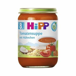 Hipp BIO Rajčatová polévka s nudlemi a kuřecím masem 190 g obraz