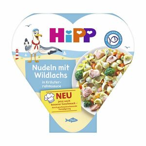 Hipp Těstoviny s divokým lososem s bylinkovo-smetanovou omáčkou 250 g obraz