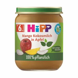 Hipp BIO 100% rostlinné Jablko, mango, kokos 160 g obraz