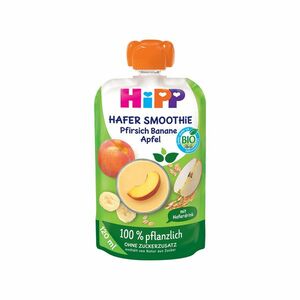 Hipp BIO Ovesné smoothie Jablko, broskev, banán 120 ml obraz