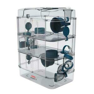Zolux RODY3 SA klec TRIO BLUE 410x270x530mm obraz