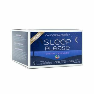 California Farms Sleep please Strong CBD cherry lavender 80 g obraz