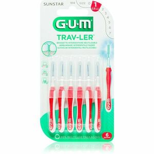 G.U.M Trav-Ler Interdental mezizubní kartáčky 0, 8 mm 6 ks obraz