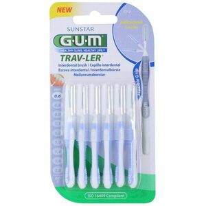 G.U.M Trav-Ler Interdental mezizubní kartáčky 0, 6 mm 6 ks obraz