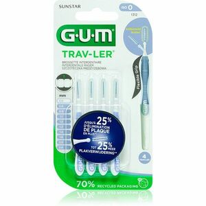 G.U.M Trav-Ler Interdental mezizubní kartáčky 0, 6 mm 4 ks obraz