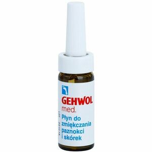 Gehwol Med změkčující péče na zarůstající nehty a silně zrohovatělou kuži na chodidlech 15 ml obraz