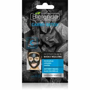 Bielenda Carbo Detox Active Carbon čisticí maska s aktivním uhlím pro suchou až citlivou pleť 8 g obraz