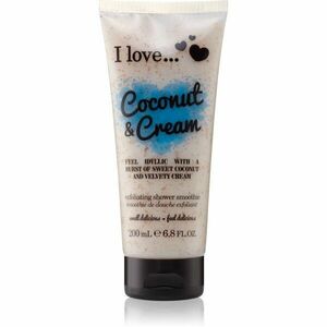 I Love Coconut & Cream sprchový peeling 200 ml obraz