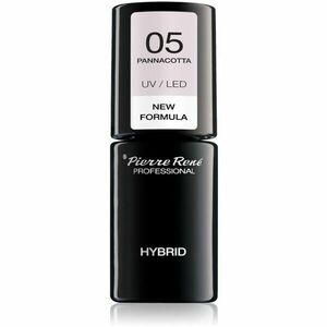 Pierre René Nails Hybrid gelový lak na nehty s použitím UV/LED lampy odstín No. 5 Pannacotta 6 ml obraz