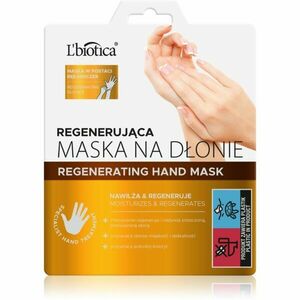 L’biotica Masks regenerační maska na ruce ve formě rukavic 26 g obraz