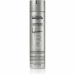 L’Oréal Professionnel Infinium Pure hypoalergenní lak na vlasy silné zpevnění bez parfemace 300 ml obraz