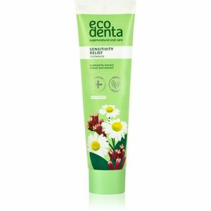 Ecodenta Green Sensitivity Relief zubní pasta pro citlivé zuby s fluoridem příchuť Chamomile/Clove 100 ml obraz