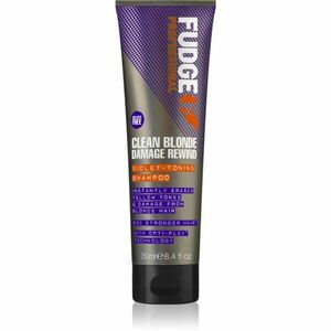 Fudge Clean Blonde Damage Rewind fialový tónovací šampon pro blond a melírované vlasy 250 ml obraz