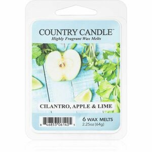 Country Candle Cilantro, Apple & Lime vosk do aromalampy 64 g obraz