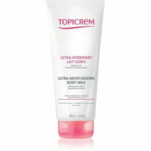 Topicrem UH BODY Ultra-Moisturizing Body Milk hloubkově hydratační tělové mléko pro suchou a citlivou pokožku 200 ml obraz