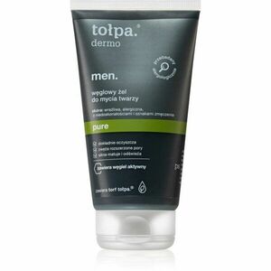 Tołpa Dermo Men Pure mycí gel na obličej s aktivním uhlím 150 ml obraz