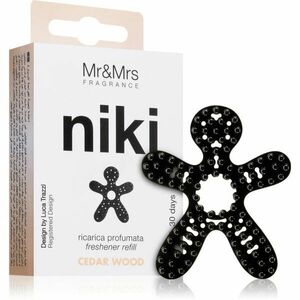 Mr & Mrs Fragrance Niki Cedar Wood vůně do auta náhradní náplň 1 ks obraz
