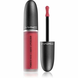 MAC Cosmetics Powder Kiss Liquid Lipcolour matná tekutá rtěnka odstín A Little Tamed 5 ml obraz